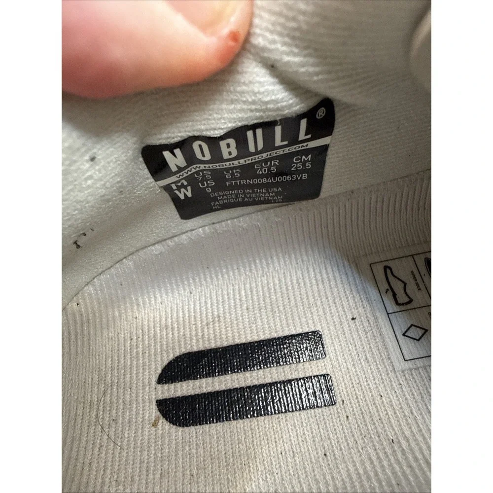 Nobull Outwork Superfabric Trainer Men's Size 7.5 Workout Gym Shoes Cream W9